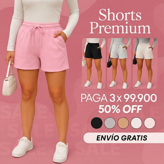 Shorts Premium Mujer Confort y Estilo